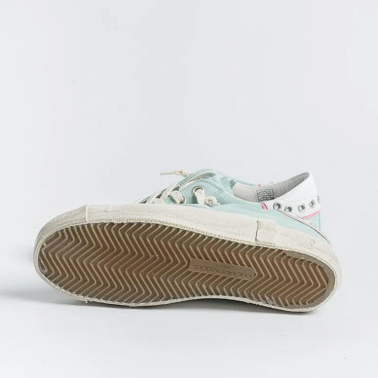 Philippe Model Paris Sneakers*Philippe Model - Sneakers Prld Dy04 - Parisx - Gipsy Eau Green Water