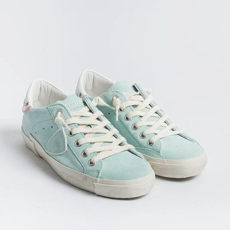 Philippe Model Paris Sneakers*Philippe Model - Sneakers Prld Dy04 - Parisx - Gipsy Eau Green Water