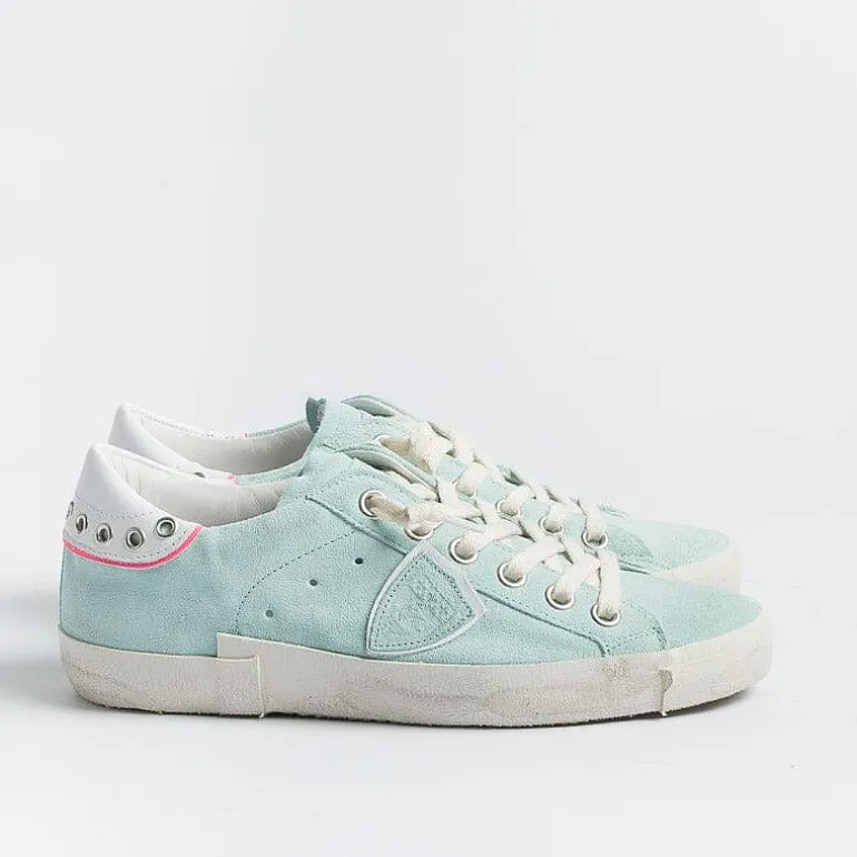 Philippe Model Paris Sneakers*Philippe Model - Sneakers Prld Dy04 - Parisx - Gipsy Eau Green Water