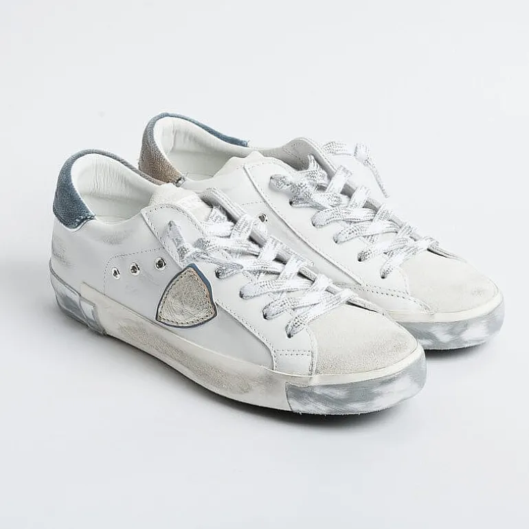 Philippe Model Paris Sneakers*Philippe Model - Sneakers Prld Xe03 - Parisx - White Silver