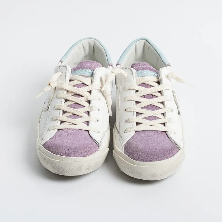 Philippe Model Paris Sneakers*Philippe Model - Sneakers Prld Wx26 - Parisx - Blanc Violet