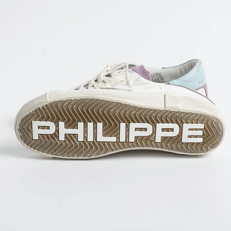 Philippe Model Paris Sneakers*Philippe Model - Sneakers Prld Wx26 - Parisx - Blanc Violet