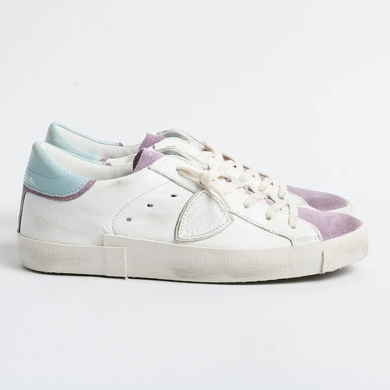 Philippe Model Paris Sneakers*Philippe Model - Sneakers Prld Wx26 - Parisx - Blanc Violet
