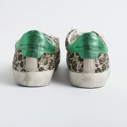 Philippe Model Paris Sneakers*Philippe Model - Sneakers Prld Glm1 - Parisx - Leopard Glitter