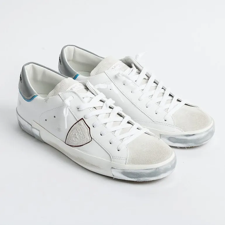 Philippe Model Paris Sneakers*Philippe Model - Sneakers Prlu Vre1 - Parisx - White Grey