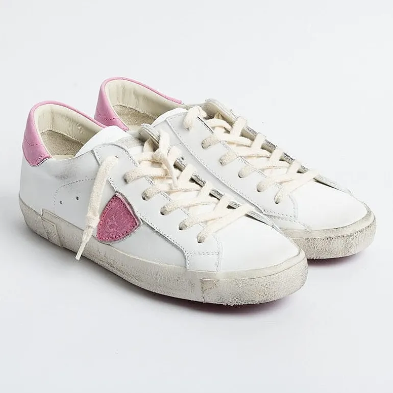 Philippe Model Paris Sneakers*Philippe Model - Sneakers Prld Vp18 - Parisx - White Fuchsia