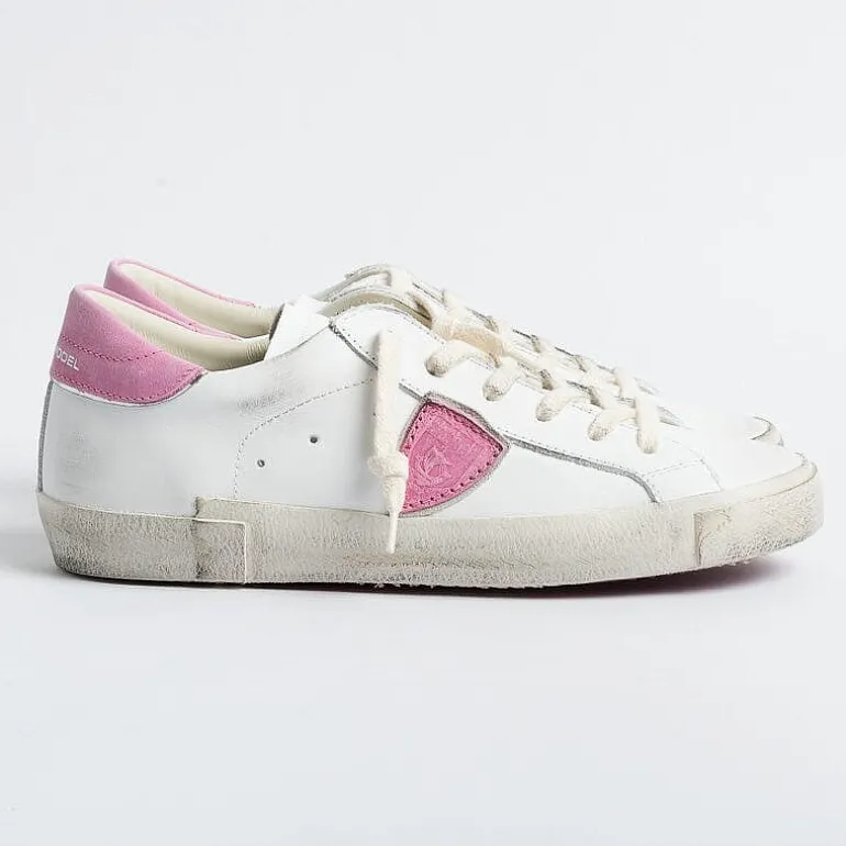 Philippe Model Paris Sneakers*Philippe Model - Sneakers Prld Vp18 - Parisx - White Fuchsia