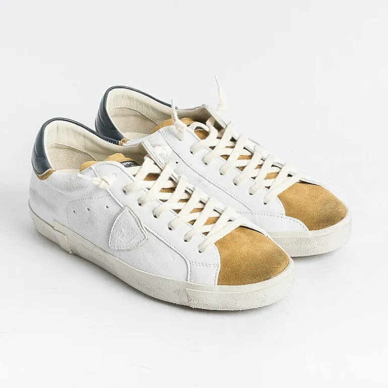 Philippe Model Paris Sneakers*Philippe Model - Sneakers Prlu Wx21 - Parisx - Mustard White