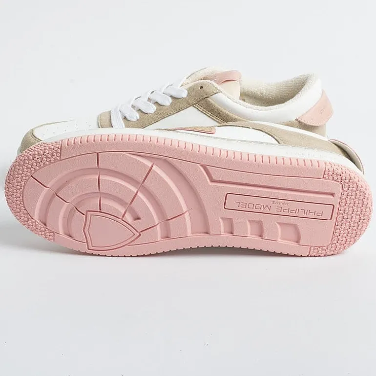 Philippe Model Paris Sneakers*Philippe Model -Sneakers Lyld Cx33 - Lyon - Pink Beige