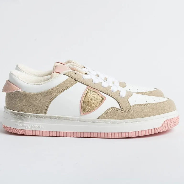Philippe Model Paris Sneakers*Philippe Model -Sneakers Lyld Cx33 - Lyon - Pink Beige