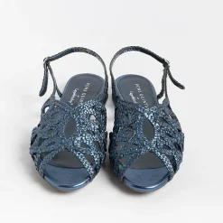PONS QUINTANA Low Sandals* - Flat Sandals Elba 10302 - Light Blue