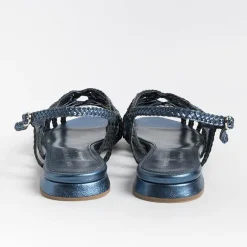 PONS QUINTANA Low Sandals* - Flat Sandals Elba 10302 - Light Blue
