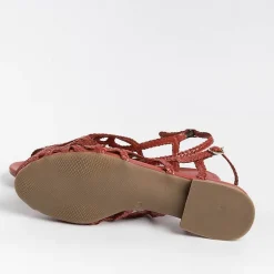 PONS QUINTANA Low Sandals* - Flat Sandals Elba 10302 - Red
