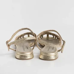 PONS QUINTANA Low Sandals* - Flat Sandals Elba 10308 - Platinum