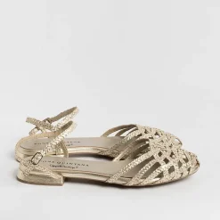PONS QUINTANA Low Sandals* - Flat Sandals Elba 10308 - Platinum