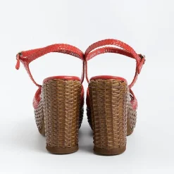 PONS QUINTANA Sandals With Heel* - Sandals With Heels - Cannes - 10426 - Red