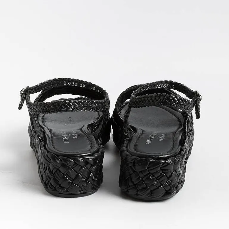 PONS QUINTANA Sandals With Heel* - Sandals With Heels - Forli 10318 - Black