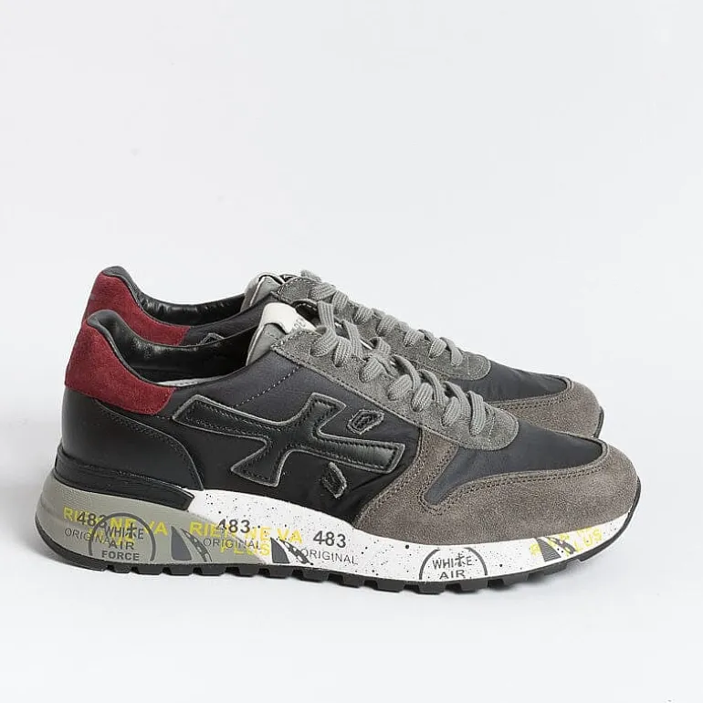 Premiata - Collezione Uomo Sneakers*Premiata - Sneakers - Mick 6420 - Gray Black Red