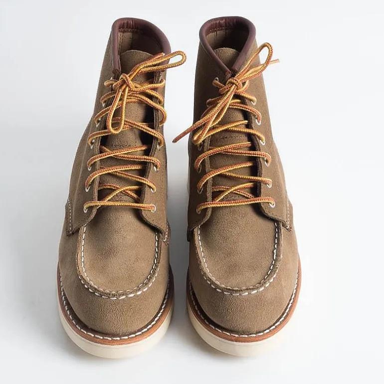 Red Wing - Collezione Donna Ankle Boots*Red Wing - Ankle Boot 3377 Moc Toe Olive Suede