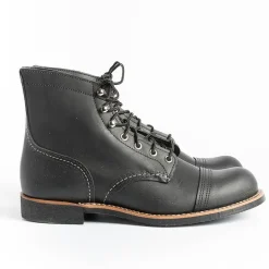 Red Wing Shoes Combat Boots*Red Wing - Polish 8084 - Iron Ranger - Black