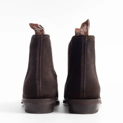 R.M. Williams - Collezione Donna Ankle Boots*Rm Williams - Adelaide Rubber Sole Boot - Suede Chocolate