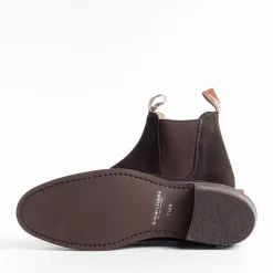 R.M. Williams - Collezione Donna Ankle Boots*Rm Williams - Adelaide Rubber Sole Boot - Suede Chocolate