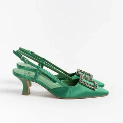 Roberto Festa Ceremony - Shoes And Clutches*Roberto Festival - Sling Back - Stefi - Silk Ivy