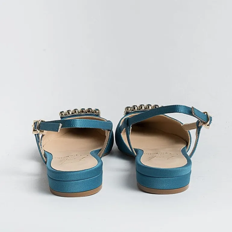 Roberto Festa Slingbacks*Roberto Festival - Sling Back - Lavender Model - Marine Silk