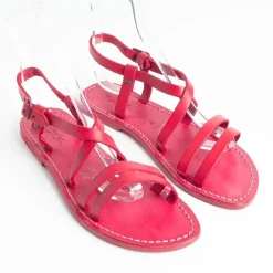 SACHET - Calzature Low Sandals*Sachet - Flat Sandals - Freetime - 531 Tuf - Red