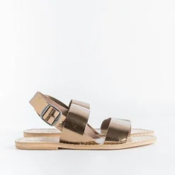 SACHET - Calzature Low Sandals*Sachet - Freetime Flat Sandals - 500 X - Light Bronze