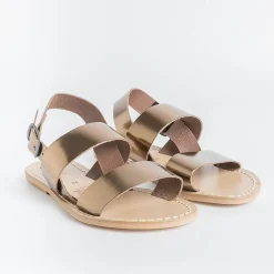 SACHET - Calzature Low Sandals*Sachet - Freetime Flat Sandals - 500 X - Light Bronze