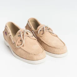 Sebago Derby And Oxford Shoes* - Jacqueline Suede W - Lace Up 7002Ta0-78111W - Beige Camel