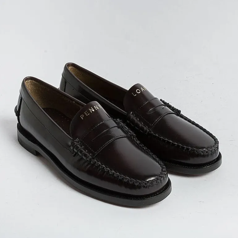 Sebago Loafers* - Loafer Dan 72114Hw - Brown Burgundy - Gold