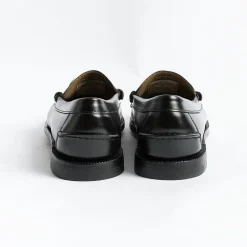 Sebago Loafers* - Moccasin Dan - 72112 - Charms - Black Smile