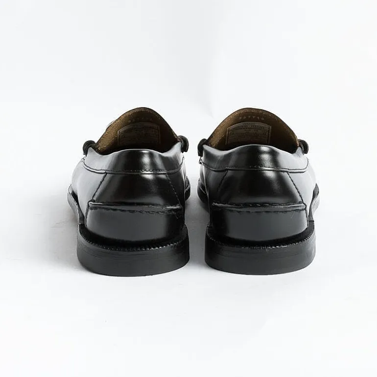 Sebago Loafers* - Moccasin Dan - 72112 - Charms - Black Smile