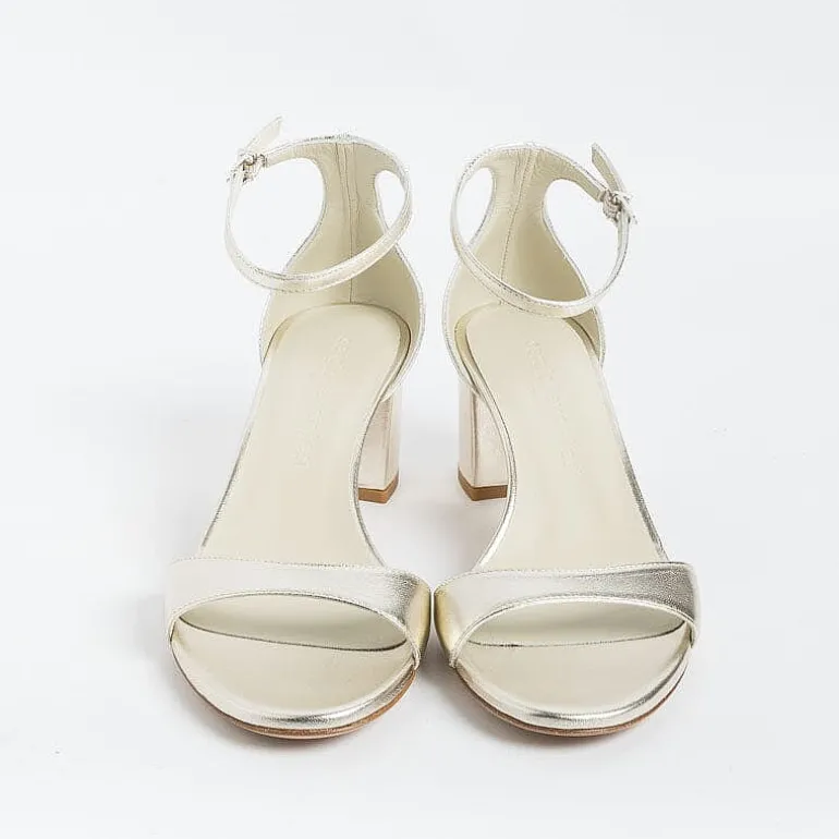SERGIO LEVANTESI Sandals With Heel* - Sandals With Heels - Easy - Platinum Laminate