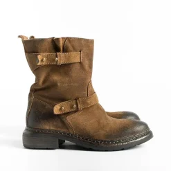 Strategia Ankle Boots* - Biker Boot A4633 - Gringo - Wash Leather
