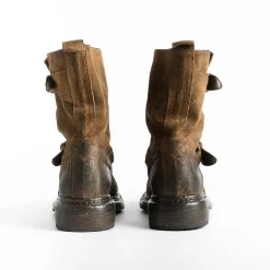 Strategia Ankle Boots* - Biker Boot A4633 - Gringo - Wash Leather