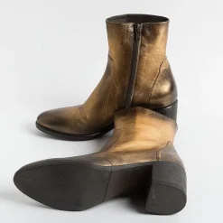 Strategia Ankle Boots* - Texan Boot E5540 - Bitter Bronze Wash