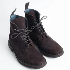 Tricker's Combat Boots* - Burford Coffee Reversed