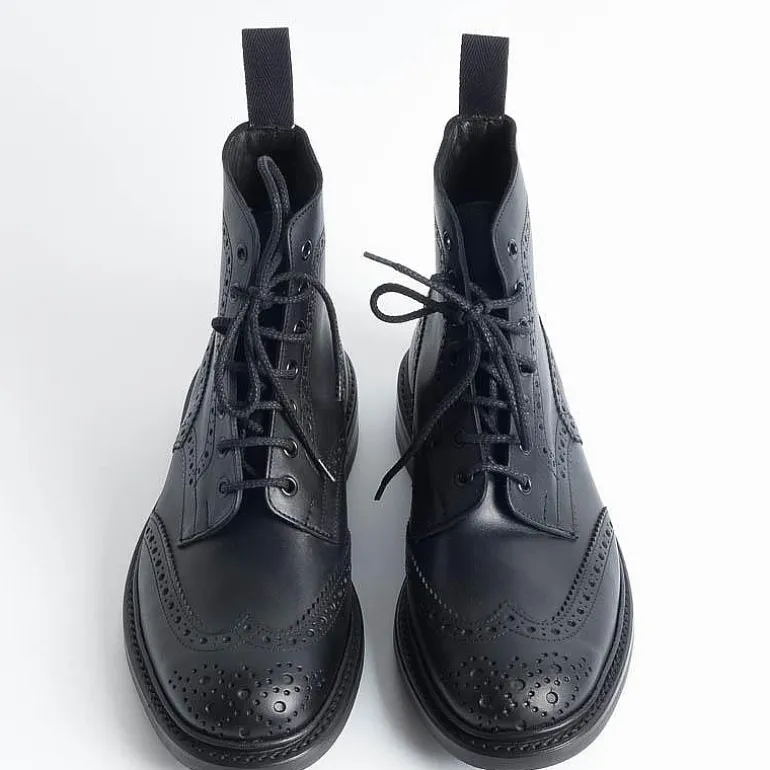 Tricker's Combat Boots* - Combat Boot - Black Stow - Dainite
