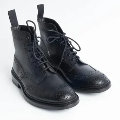 Tricker's Combat Boots* - Combat Boot - Black Stow - Dainite