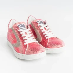 VALSPORT 1920 Sneakers*Valsport - Tournament Sneakers - Crack Red Glitter Bordeau