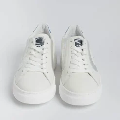 VALSPORT 1920 Sneakers*Valsport - Tournament Up Sneakers - Vt2215W - White Silver Laminate