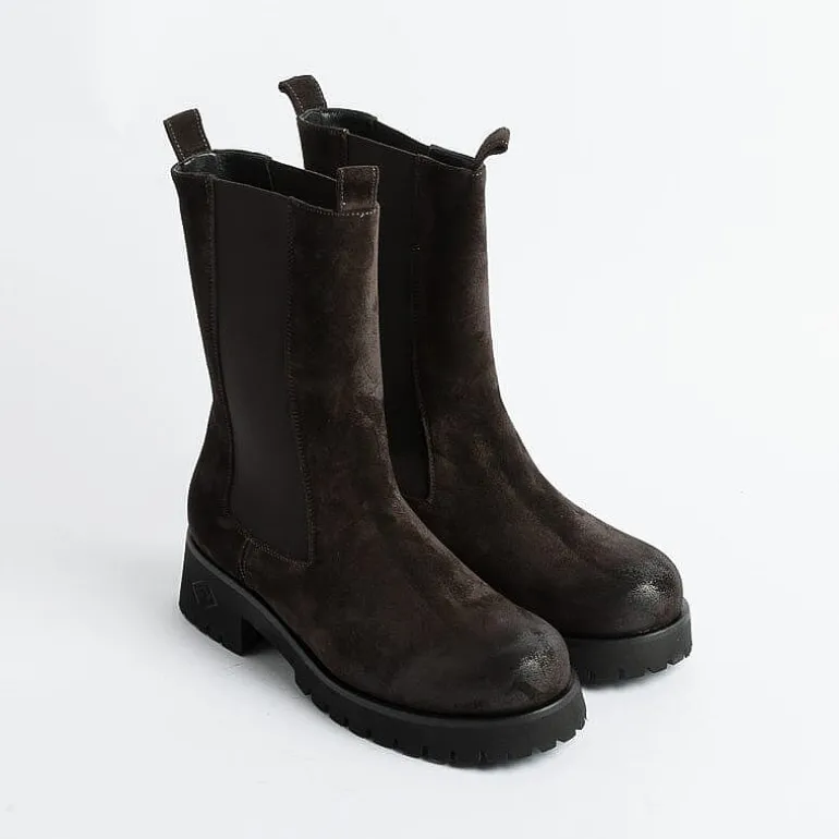 POESIE VENEZIANE Ankle Boots*Venetian Poems - Beatles Ankle Boot - Jmc70 - Coffee