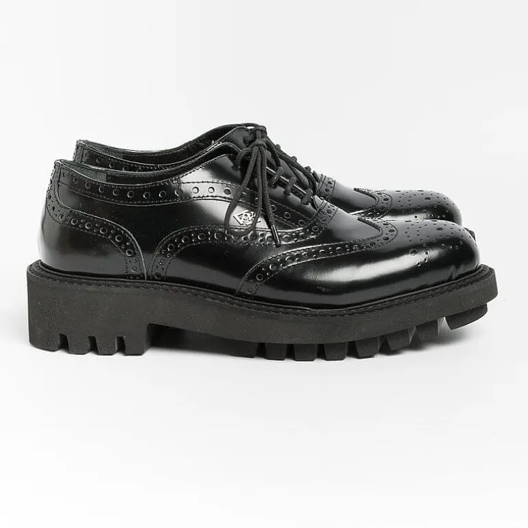 POESIE VENEZIANE Derby And Oxford Shoes*Venetian Poems - Laced - Fsl25 - Black Abrasive