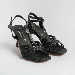 POESIE VENEZIANE Sandals With Heel*Venetian Poetry - Sandals With Heel -B80 - Black