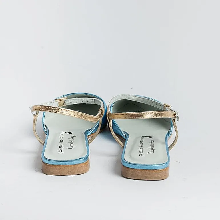 POESIE VENEZIANE Slingbacks*Venetian Poetry - Sling Back - Df34 - Light Blue Laminate