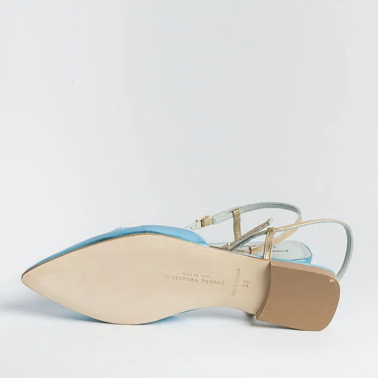 POESIE VENEZIANE Slingbacks*Venetian Poetry - Sling Back - Df34 - Light Blue Laminate