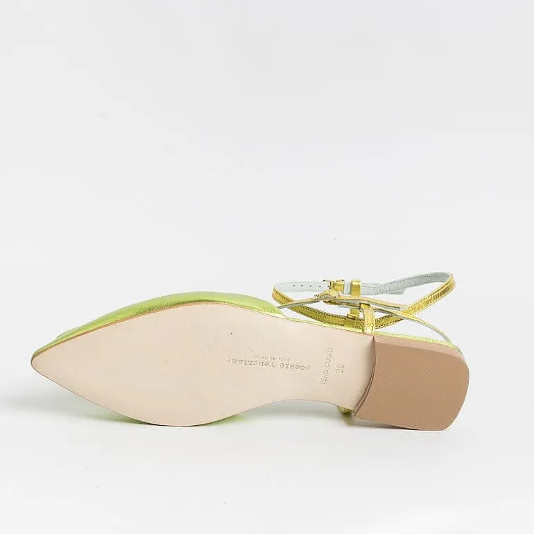 POESIE VENEZIANE Slingbacks*Venetian Poetry - Sling Back - Df34 - Lime Laminate
